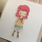 Articulated Paper Doll Print - Crimson