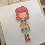 Articulated Paper Doll Print - Crimson