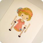 Olive - Articulated Paper Doll Prin..