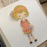 Olive - Articulated Paper Doll Print